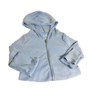 Hollister cropped zip up